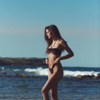 ZARA TULLE CURTAIN BIKINI BOTTOMS