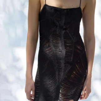ZARA FRINGED MINI DRESS
