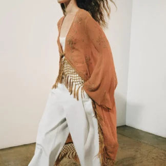 ZARA ZW COLLECTION EMBROIDERED KAFTAN