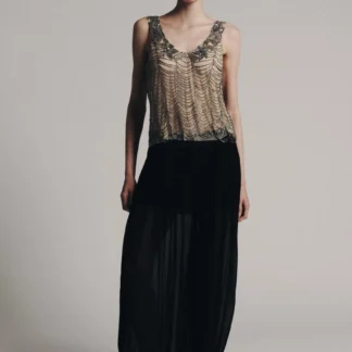 ZARA ZW COLLECTION BEADED TOP