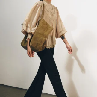 ZARA ZW COLLECTION EMBROIDERED ROMANTIC SHIRT