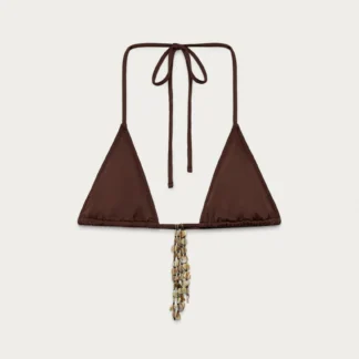 ZARA MARISA BERENSON X ZARA SHELL TRIANGLE BIKINI TOP