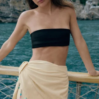 ZARA BEADED PAREO SKIRT