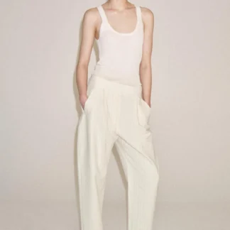 ZARA ZW COLLECTION STRIPED BARREL TROUSERS