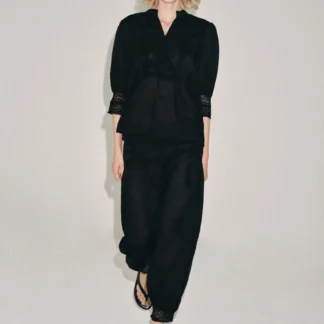 ZARA ZW COLLECTION EMBROIDERED SAROUEL TROUSERS