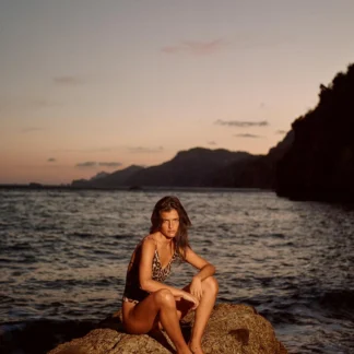 ZARA ANIMAL PRINT SWIMSUIT