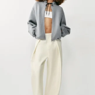 ZARA BOMBER HOODIE