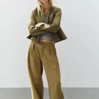 ZARA FITTED PEPLUM JACKET