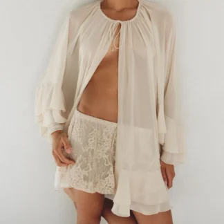 ZARA LACE SAROUEL SHORTS