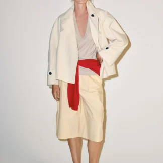 ZARA ZW COLLECTION SHORT TRENCH COAT