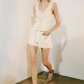 ZARA ZW COLLECTION EMBROIDERED TOP