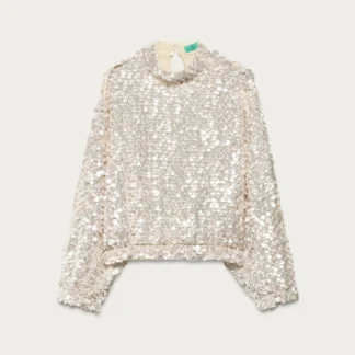 ZARA MARISA BERENSON X ZARA sequin TOP