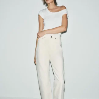 ZARA JEANS ZW COLLECTION TAPERED MID-WAIST