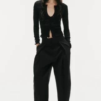 ZARA HONEYCOMB KNIT CARDIGAN