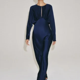 ZARA ZW COLLECTION LONG SATIN DRESS