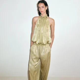 ZARA BEADED NECK TOP