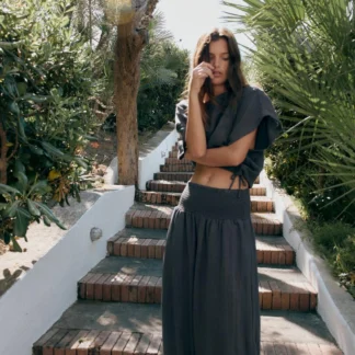 ZARA BAGGY TROUSERS WITH ELASTIC WAIST