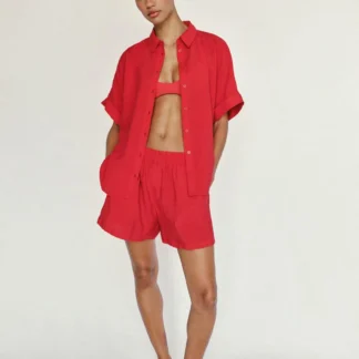ZARA RELAXED SHORTS WITH ELASTIC WAIST
