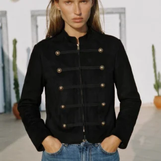 ZARA FAUX SUEDE JACKET