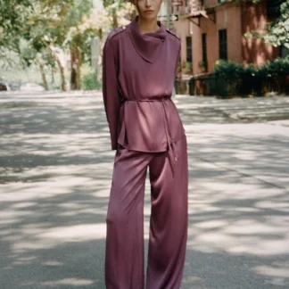 ZARA FLOWING WIDE-LEG TROUSERS