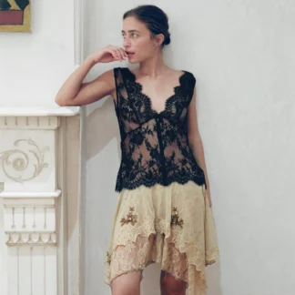 ZARA ASYMMETRIC TULLE SEQUIN SKIRT