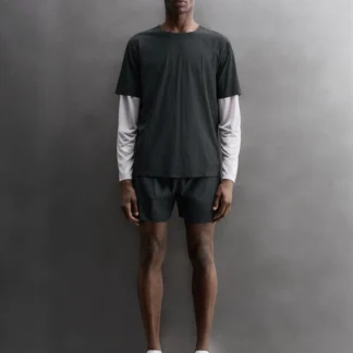 ZARA テクニカルテクスチャーTシャツ