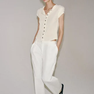 ZARA BUTTON PLACKET T-SHIRT