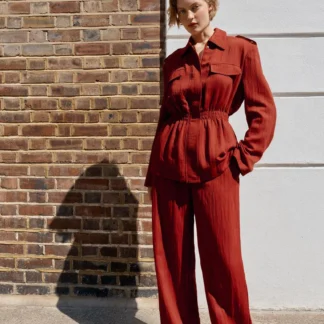 ZARA WIDE-LEG FLOWING TROUSERS
