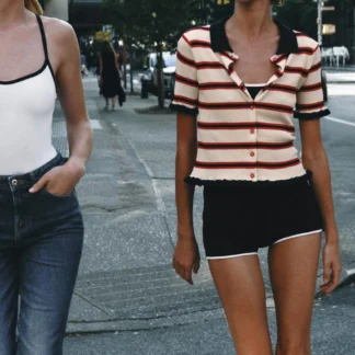 ZARA STRIPED CARDIGAN