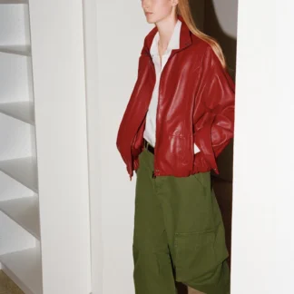 ZARA ZW COLLECTION LEATHER JACKET