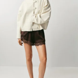 ZARA COMBINED LACE SHORTS