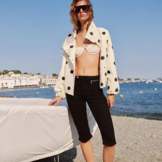 ZARA BOMBER JACKET WITH DOTS