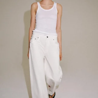 ZARA ZW COLLECTION MID-WAIST BAGGY JEANS