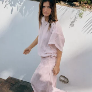 ZARA CAPE SHIRT WITH ADJUSTABLE HEM