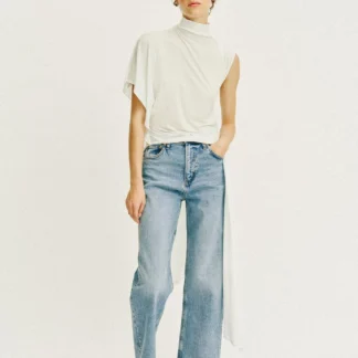 ZARA JEANS Z1975 STRAIGHT HIGH-WAIST