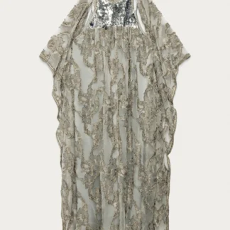 ZARA SEQUIN JACQUARD TUNIC DRESS MARISA BERENSON X ZARA
