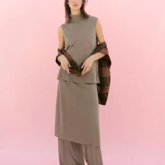 ZARA FINE KNIT WRAP TROUSERS