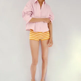 ZARA STRIPED SHIRT WITH WIDE ARMHOLES