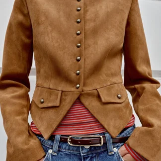 ZARA SHORT BUTTONED JACKET