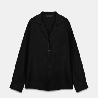 ZARA ZW COLLECTION 100% LINEN POCKET SHIRT