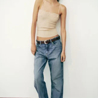 ZARA LACE STRAPPY TOP