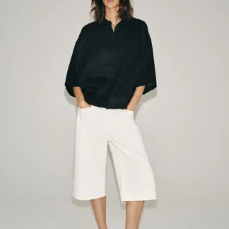 ZARA ZW COLLECTION RAMIE OVERSIZE SHIRT
