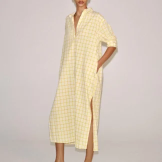 ZARA ZW COLLECTION CHECK SHIRT DRESS
