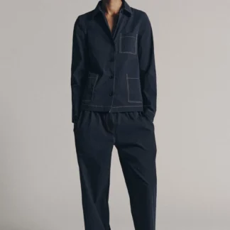 ZARA ZW COLLECTION TOPSTITCHED TROUSERS