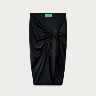 ZARA MARISA BERENSON X ZARA PLAIN POLYAMIDE BLEND PAREO