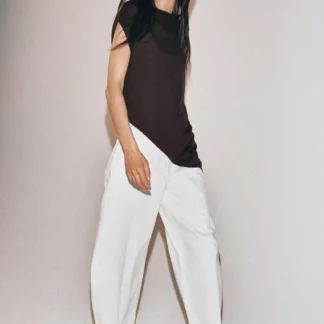 ZARA ASYMMETRIC KNIT TOP