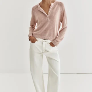 ZARA BUTTON-UP KNIT JUMPER