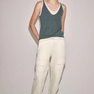 ZARA COMBINATION KNIT TOP