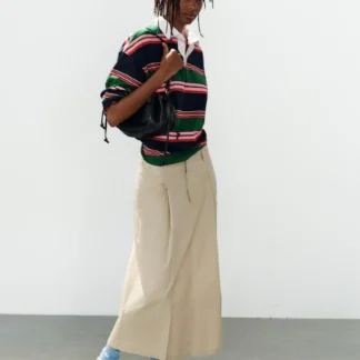 ZARA PLEATED MIDI SKIRT