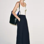 ZARA ZW COLLECTION WIDE-LEG TROUSERS